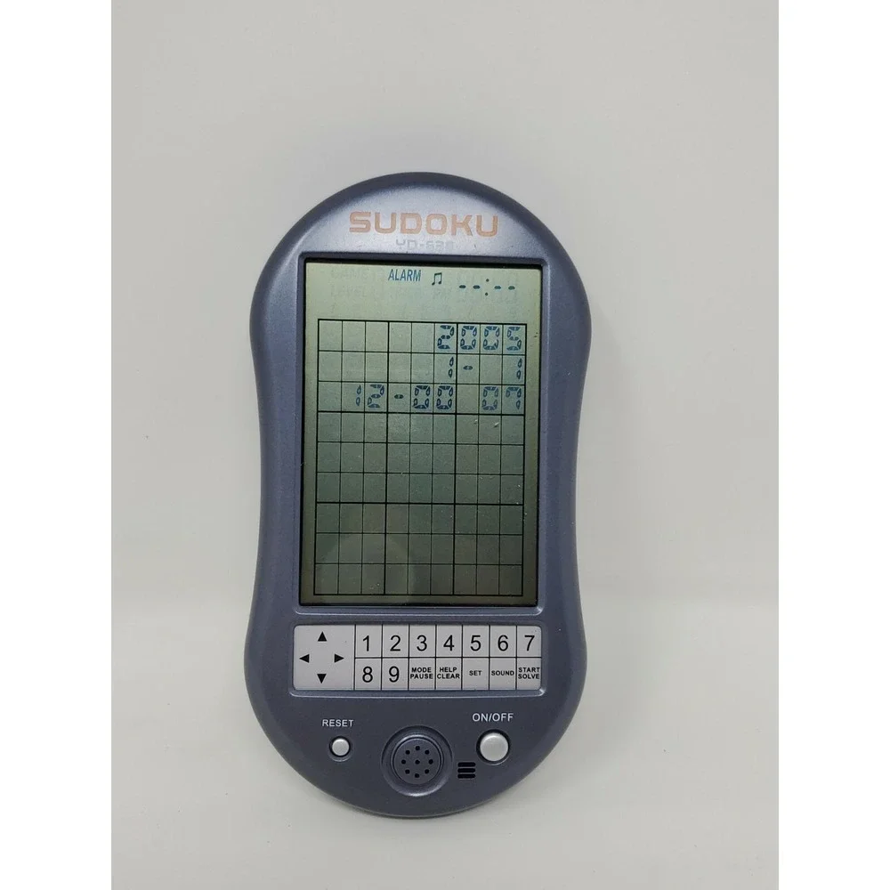 SUDOKU Electronic Handheld Game Player wi Stylus YD-638 Works